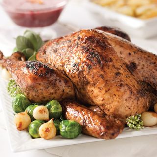 Shop now Fully cooked herb roasted turkey, 9-11 lbs. Photo